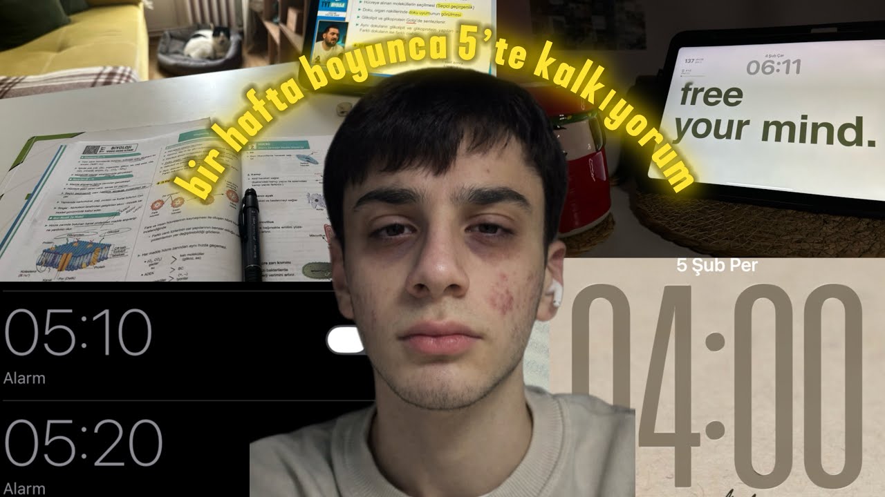 Sabah 5’te uyanıyorum.. #yks2026