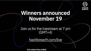 Closing Ceremony – Hack for Earth