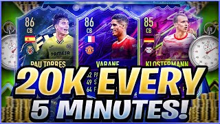 20K EVERY 5 MINS FIFA 22 BEST TRADING METHODS (FIFA 22 SNIPING FILTERS & FLIPPING)