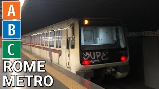 [4K] 🇮🇹 Rome Metro - All The Lines / 🇮🇹 Metropolitana di Roma - Tutte le Linee (2024)