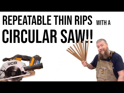 Thin Rip Jig for a Circular Saw!