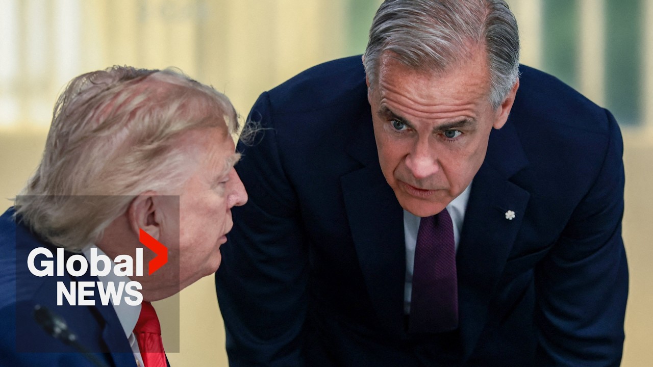 Carney, Trump caught talking trade on hot mic at G7 summit