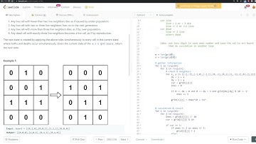 每日一題 Daily Challenge LeetCode 289. Game of Life