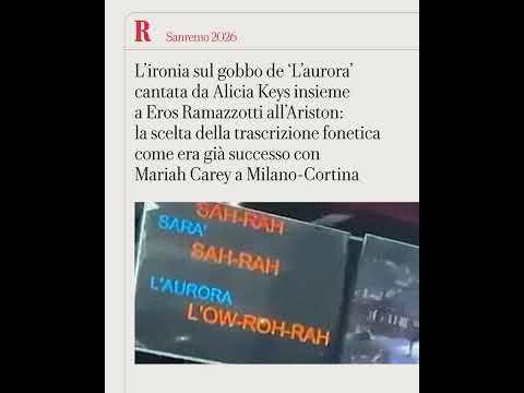 Video Il gobbo colpisce ancora: dopo Mariah Carey, arriva l’italiano “trascritto” di Alicia Keys