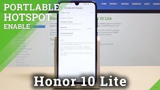 كيفية تمكين نقطة الاتصال المحمولة في هواوي Honor 10 lite - نقطة وصول الشبكة