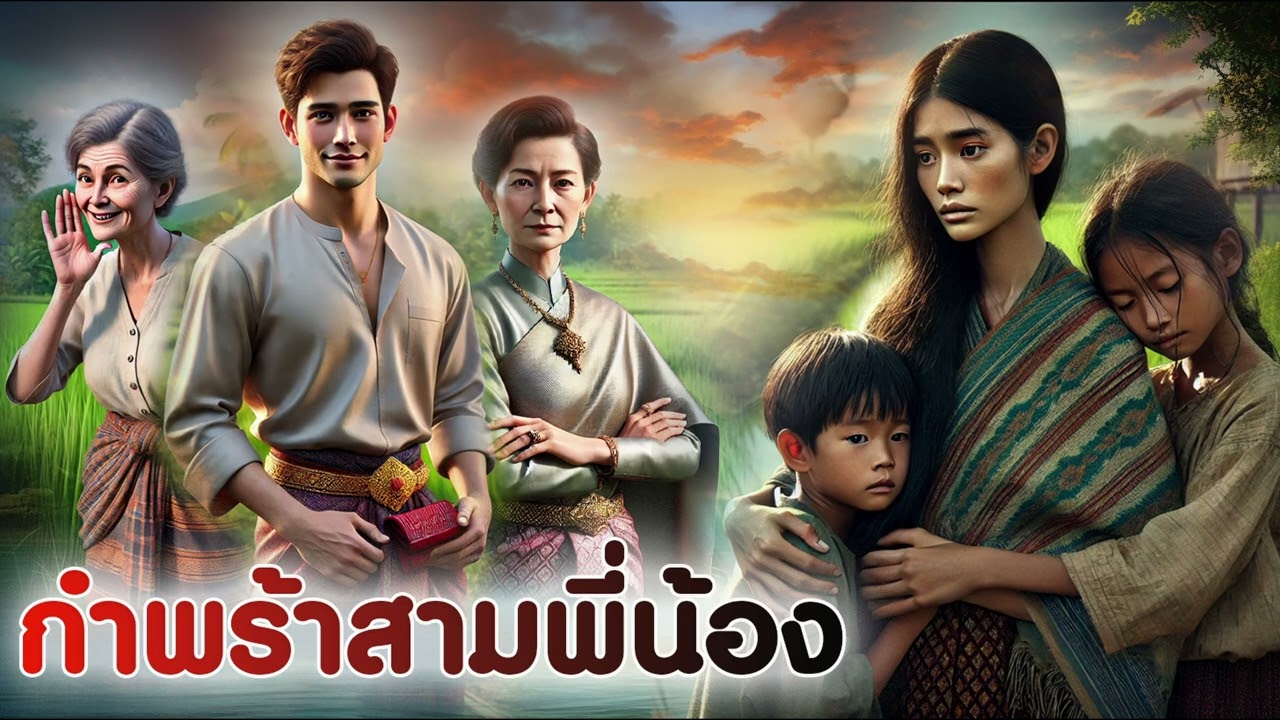 กำพร้าสามพี่น้อง | นิทานก่อนนอน | PA PLEARN