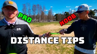 Opetetaan Ekakertalainen Heittämään DISTANCEE!?! | Kuoksa Distance Tips