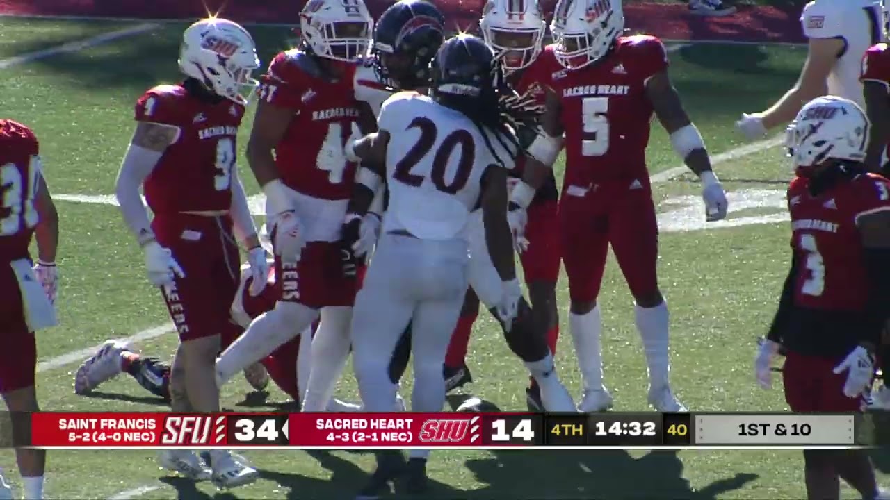 NEC Football Game of the Week on ESPN3: SFU Clinches FCS AQ with 44-14 Win Over SHU 