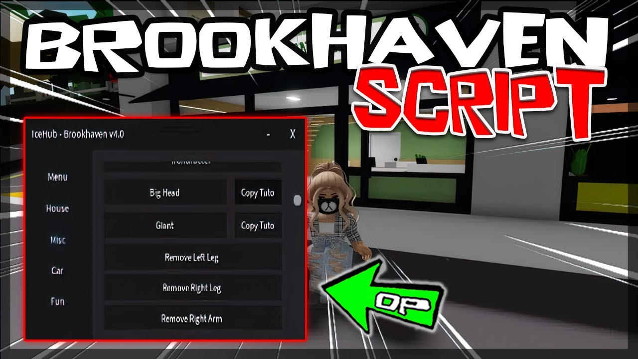 Roblox Brookhaven RP Script GUI [OP Trolling GUI Script] (Pastebin