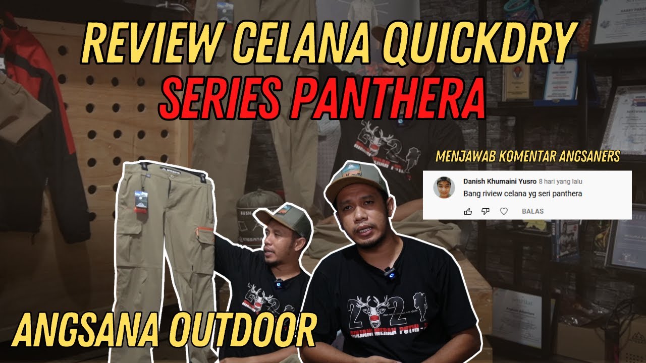 REVIEW CELANA QUICKDRY SERI PANTHERA - ANGSANA OUTDOOR