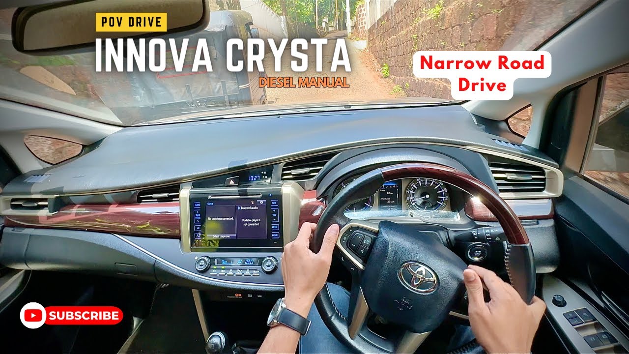 TOYOTA INNOVA CRYSTA 2.4 VX | POV Test Drive | Diesel Manual | Narrow Road Drive | Jonnxoo