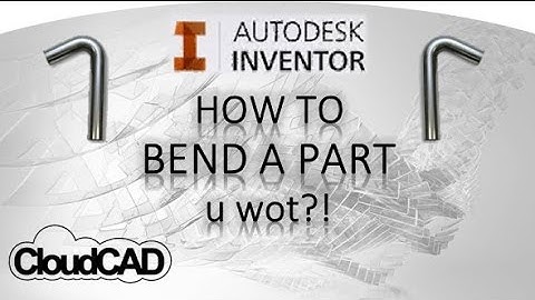 How to Bend a Part | Autodesk Inventor