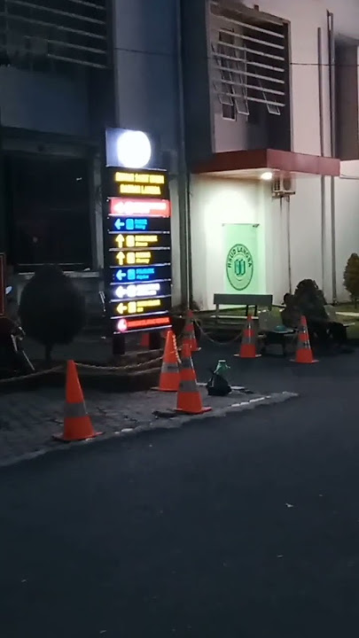 suasana malam Rumah sakit umum kota langsa