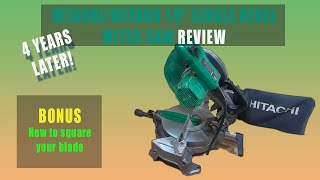 4 yrs later - Hitachi Metabo 10' Miter Saw Review PLUS How to square Hitachi Metabo miter saw blade by True Grit Development 9,647 views 2 years ago 7 minutes, 47 seconds