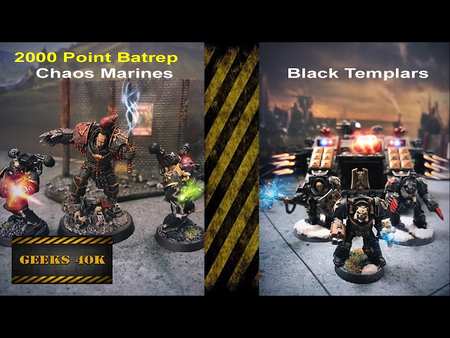 Black Legion Vs Black Templars Warhammer 40K 7Th Edition Battle Report -  Youtube