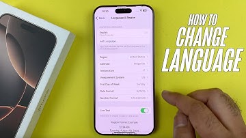 How to Change Language On iPhone 16 / 16 Pro