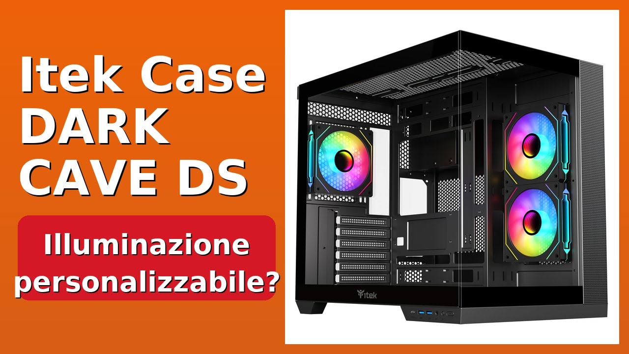 RECENSIONE (2025) : Itek Case DARK CAVE DS. DETTAGLI ESSENZIALI