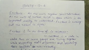 Existence is in the form of Co-existence