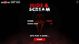 Hide & Scream - The Scream 7 Game (Score 18364)
