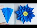 Flower making idea with paper//How to make paper flower/Easy paper flower craft