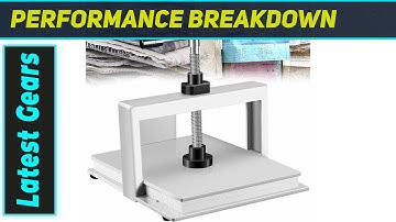 Ultimate A3/A4 Manual Paper Press: 1500KG Flattening & Bookbinding Power