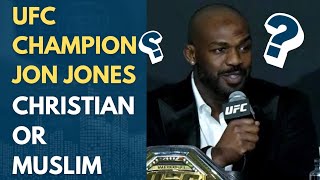 UFC Champion Jon Jones' Faith: Christian or Muslim #ufc #jonjones