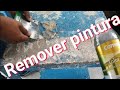 Remover pintura de aceite en metal rápido facil