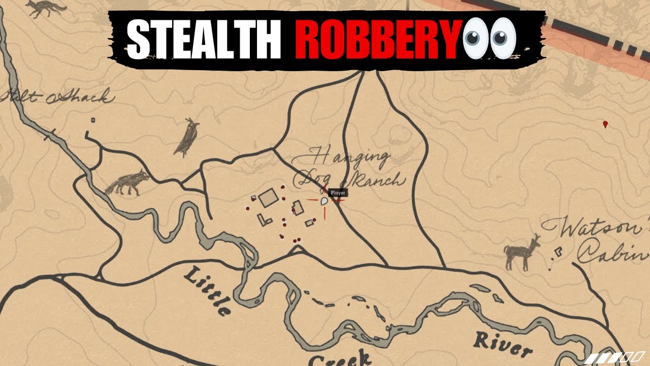 Sneakiest Way to Rob Hanging Dog Ranch Without Getting Caught! 💰 (Stealth Guide) RDR2
