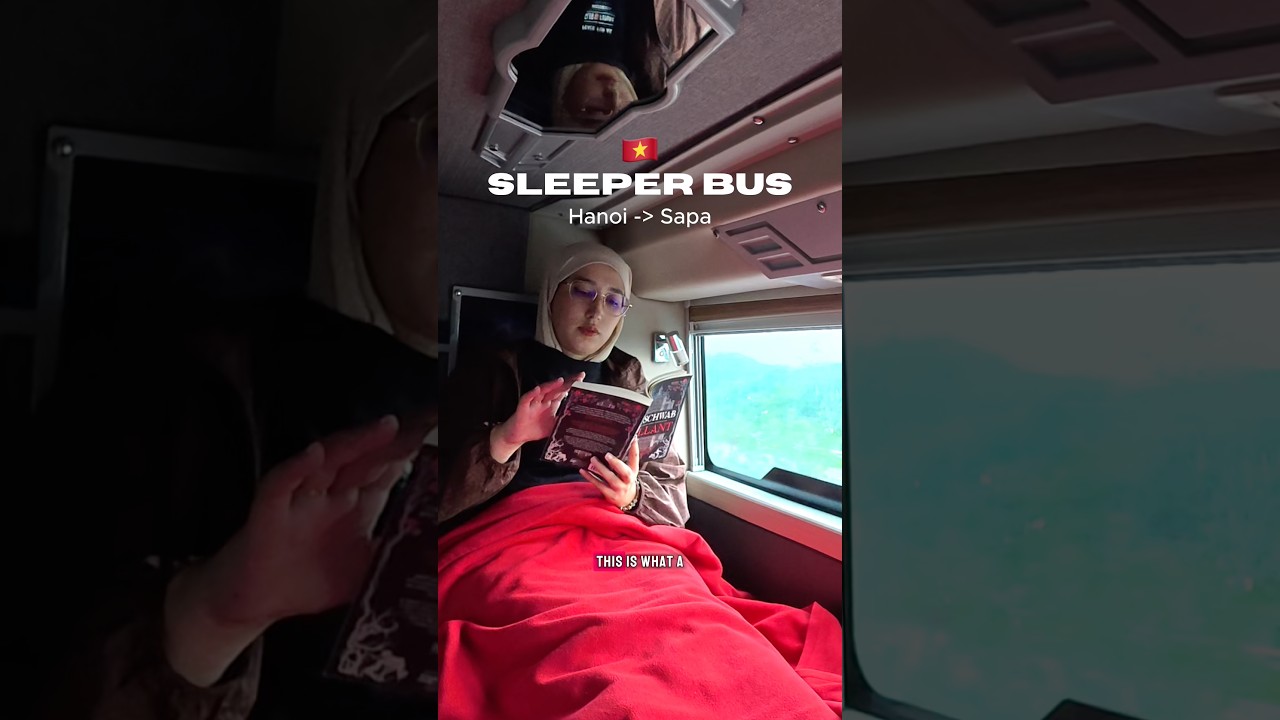 Sleeper bus experience from Hanoi to Sapa 🇻🇳🚌 #vietnam #sleeperbus #sapatravel #travelvietnam