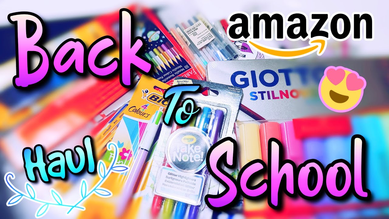 BACK TO SCHOOL 2021 ITA Stationery HAUL AMAZON & LIDL: acquisti cartopazzi di cancelleria 💖