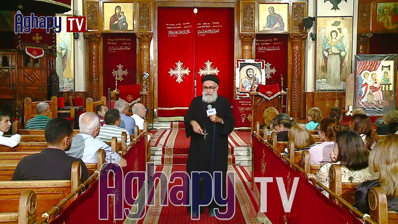 قصة ابونا بيشوي كامل ضرب القرابني بالقلم علي وشة - ابونا بولس جورج @ قناة اغابى