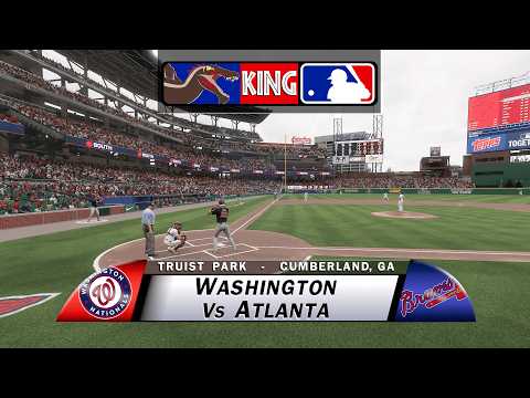 SpinoKing Saturday Baseball: Washington Vs. Atlanta | MLB the Show 26 Simulation.
