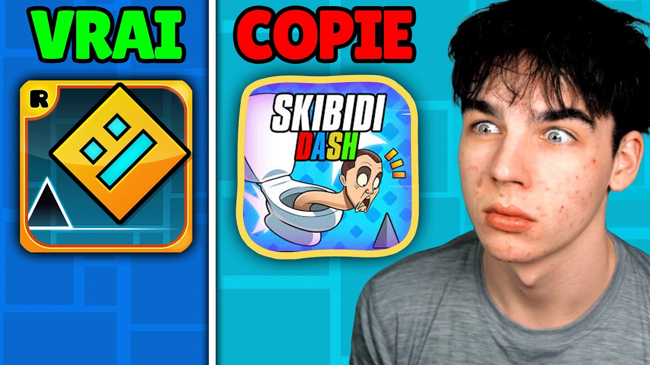 J'ai Testé Les Pires Copies De Geometry Dash ! ( c'est terrifiant )