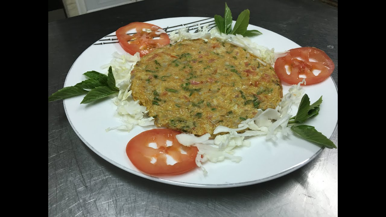 How to make a Desi Omelette (Round)