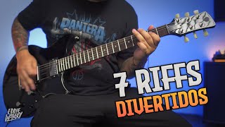 7 RIFFS DIVERTIDOS DE TOCAR EN GUITARRA (+tabs)