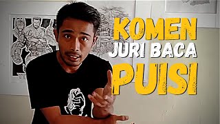 Komentar Juri Baca Puisi FLS2N 2020 - Muhammad Rois Rinaldi