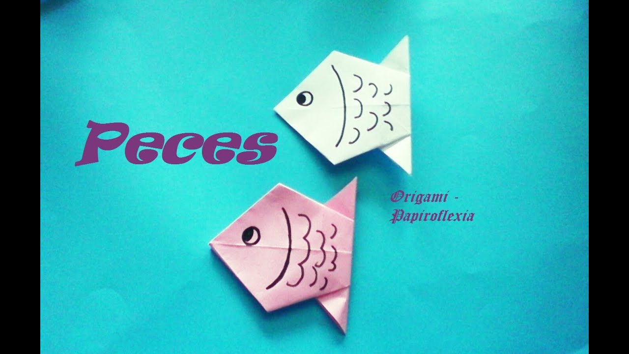 Origami Papiroflexia Pez De Papel Muy Fácil