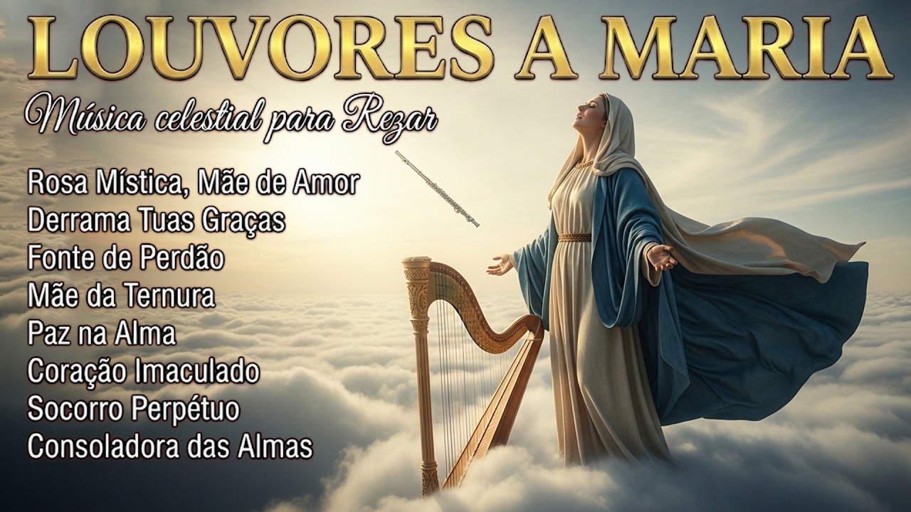 A Doçura de Maria: Melodia de Harpa para Elevar a Alma ao Céu