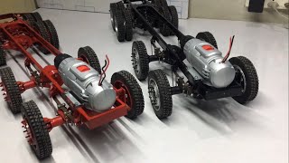 Metal RC Heavy Construction Truck 8x8 Engine