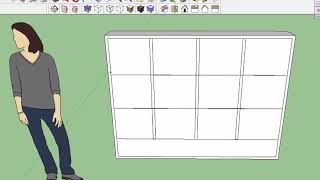 HobiKayu Membuat Detail Konstruksi RAK Buku Menggunakan SketchUp LayOut