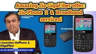 Jio Phone 2 and Jio broadband services: Jio Gigafiber offer screenshot 5