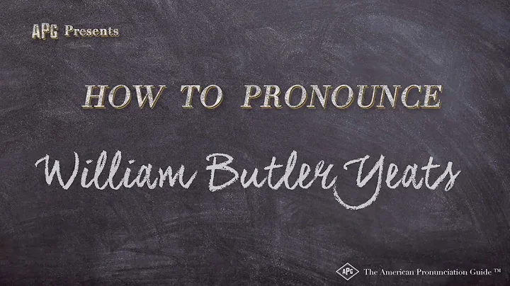 How to Pronounce William Butler Yeats (Real Life Examples!)