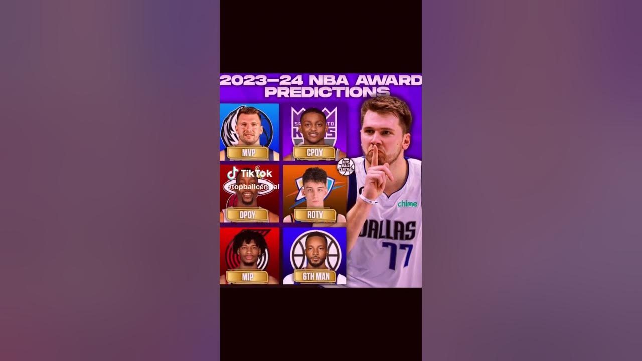 Nba award predictions nba basketball YouTube