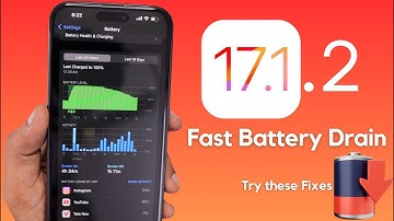 iOS 17.1.2 Fast Battery Drain Problem & Fixes