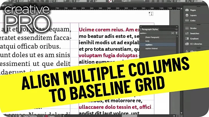 Align Multiple Columns to the Baseline Grid ft. Nigel French // Three Minutes Max