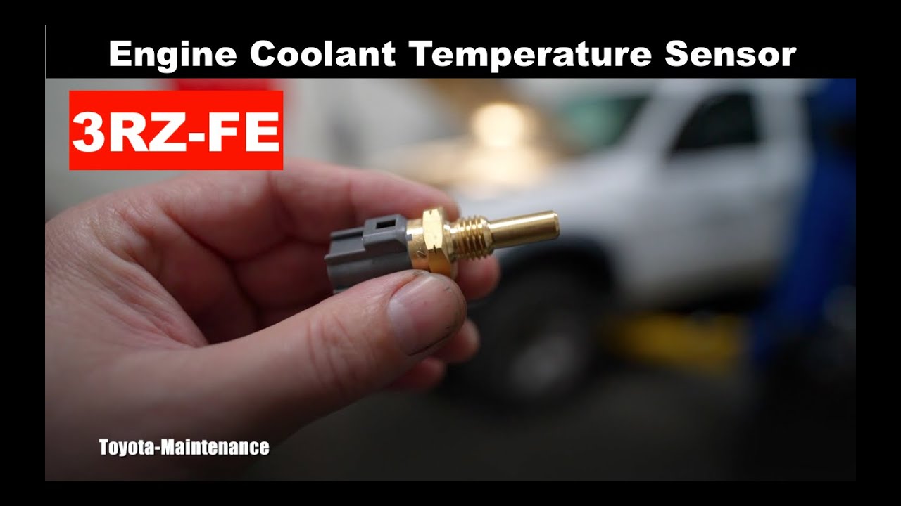 Toyota 3RZFE Coolant Temperature Sensor Location, Removal YouTube
