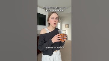 POV: people with allergies vs lactose intolerants #comedy #relatable #pov #skit