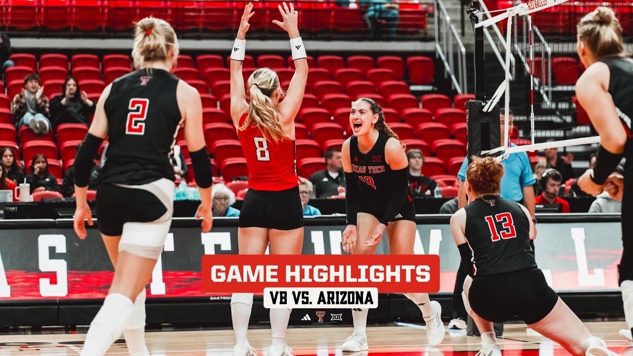 Texas Tech Volleyball vs. Arizona: Highlights | October 29, 2025