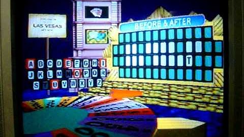 Playstation Wheel of Fortune Run Game 31 Part 1