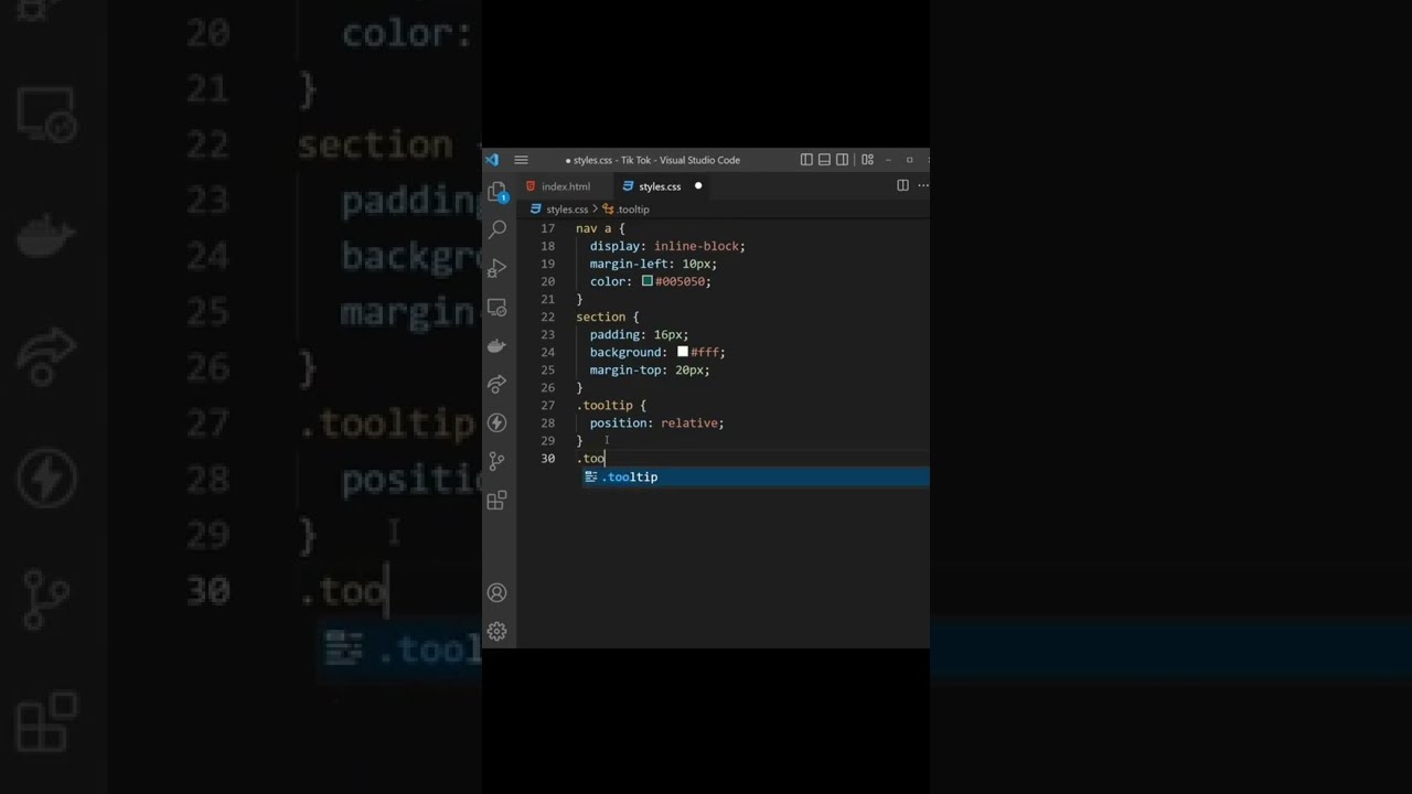 CSS Tip 7 Tooltip Shorts